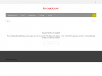 broadcom.at Webseite Vorschau