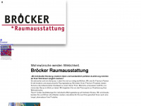 broecker-raumausstattung.de Webseite Vorschau