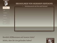 broholmer-depenove.de Webseite Vorschau