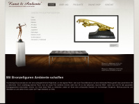 bronze-figuren.de Webseite Vorschau