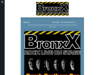 bronxx-band.ch Webseite Vorschau