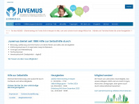 juvemus.de Webseite Vorschau