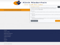 klinik-niederrhein.de Webseite Vorschau