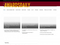 awardsdaily.com Webseite Vorschau