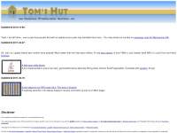 tomshut.de Webseite Vorschau