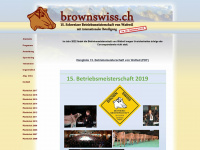 brownswiss.ch Webseite Vorschau