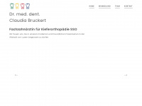 bruckert.ch Webseite Vorschau