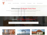 bruder-franz-haus.de Webseite Vorschau
