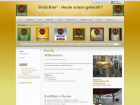 bruell-bier.ch Webseite Vorschau