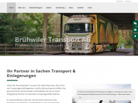 bruehwiler-transport.ch Webseite Vorschau