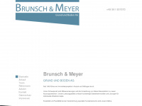 brunsch-meyer.de Webseite Vorschau