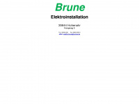 brune-elektroinstallation.de Webseite Vorschau