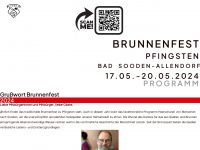 brunnenfest-in-bsa.de Webseite Vorschau