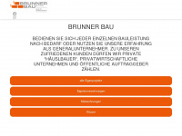brunner-bau.at Webseite Vorschau