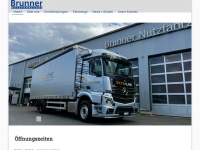 brunner-nutzfahrzeuge.ch Webseite Vorschau