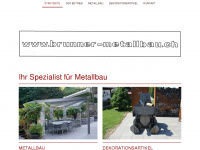 brunner-metallbau.ch Webseite Vorschau