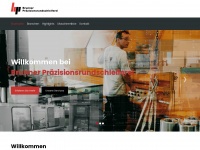 brunner-praezision.ch Webseite Vorschau