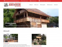 brunner-zimmerei.ch Webseite Vorschau