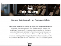 brunnergetraenke.ch Webseite Vorschau