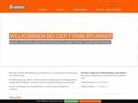 brunnergeruestbau.com Webseite Vorschau