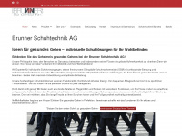 brunnerschuhtechnik.ch Webseite Vorschau