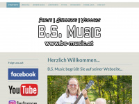 bs-music.at Webseite Vorschau