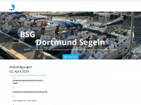 bsg-do-segeln.de Webseite Vorschau