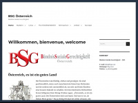 bsg.co.at Webseite Vorschau