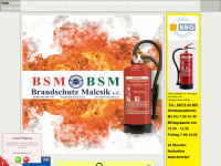 bsm-brandschutz.at Webseite Vorschau