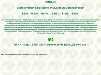 bsnc.de Webseite Vorschau