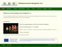 bsv-bergheim.de Webseite Vorschau