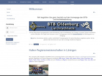 btb-leichtathletik.de Webseite Vorschau