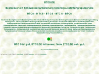 btcs.de Webseite Vorschau