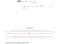 bte-kompetenzpartner.de Webseite Vorschau