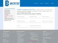 btt-tore-technik.de Webseite Vorschau