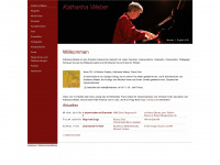 katharinaweber.ch Webseite Vorschau