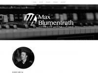maxblumentrath.com Webseite Vorschau
