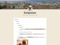 solipsism.eu Webseite Vorschau