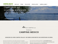 camping-mexico.at Webseite Vorschau