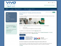 vivo-science.com Webseite Vorschau