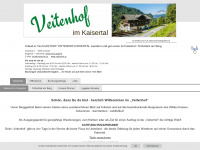 veitenhof.at Webseite Vorschau