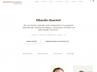 kibardin-quartett.com Webseite Vorschau