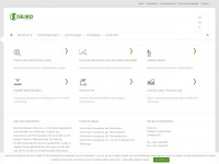 siliko.si Webseite Vorschau
