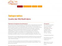 salzparadies.net Webseite Vorschau