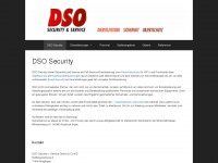 dso-security.com Webseite Vorschau