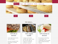 salomon-bagels.de Webseite Vorschau