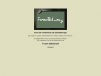 forennet.org Webseite Vorschau