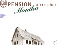 pension-monika.com Webseite Vorschau