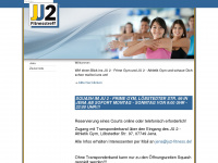 ju2-fitness.de Webseite Vorschau