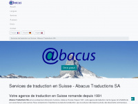 abacustranslations.ch Webseite Vorschau